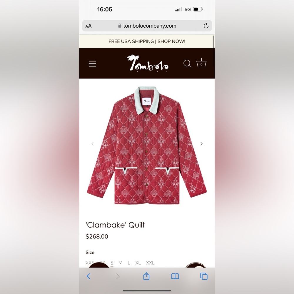 Tombolo company jacket